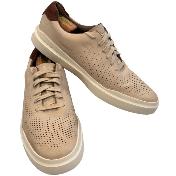Men’s Cole Haan GrandPRO Rally Laser Cut Leather Sneakers Size 13 Irish Coffee - Picture 3 of 9